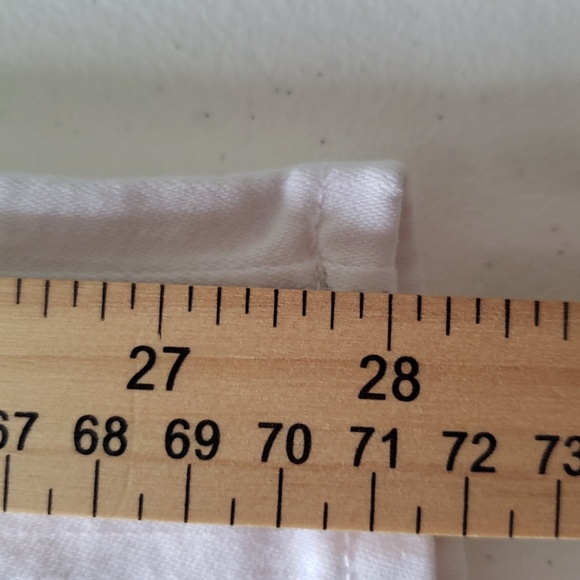 Madewell 10" High-Rise Skinny Jeans Women 31 White Stretchy Classic Minimalist - Picture 15 of 15